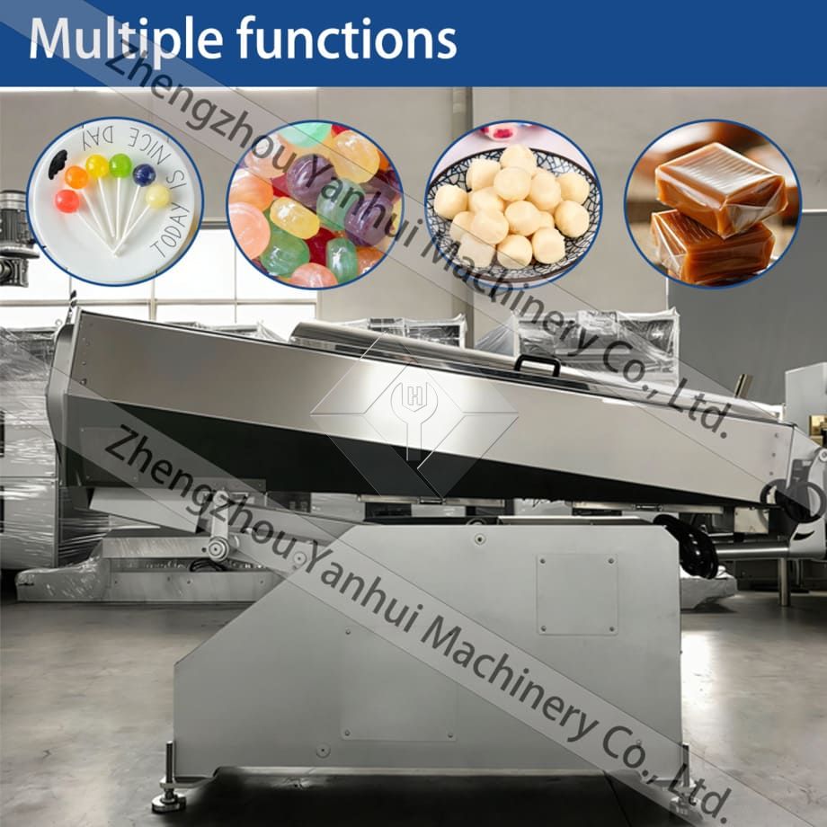 Línea de producción de confitería de piruleta especial completamente automática/máquina para hacer dulces hara