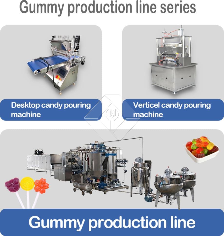 Máquina desmoldeadora de gomitas automática Candy Factory