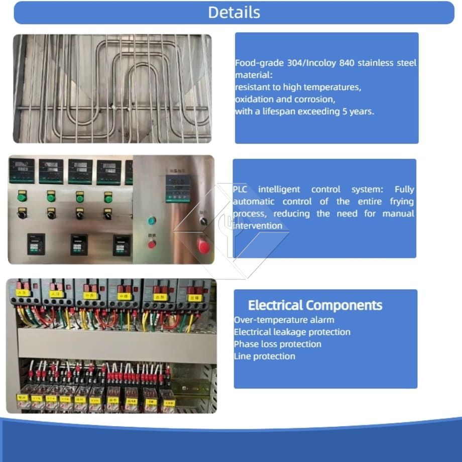 Máquina profesional para freír aperitivos, tipo lote, Manual, freidora de patatas fritas, alta calidad