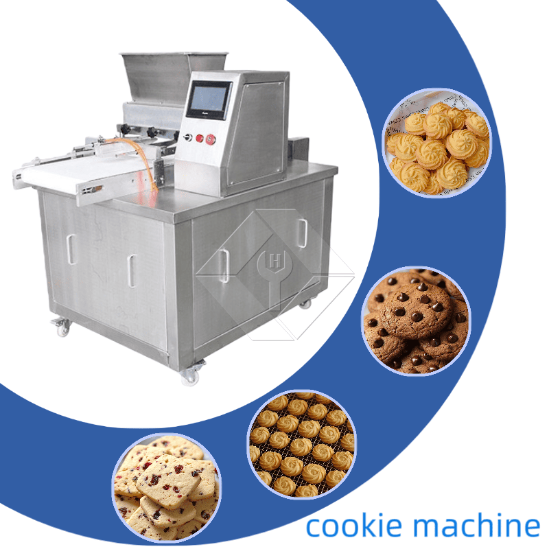Máquina automática para fabricar galletas con formas y troqueles intercambiables para producción de galletas personalizadas y uso industrial de alto rendimiento