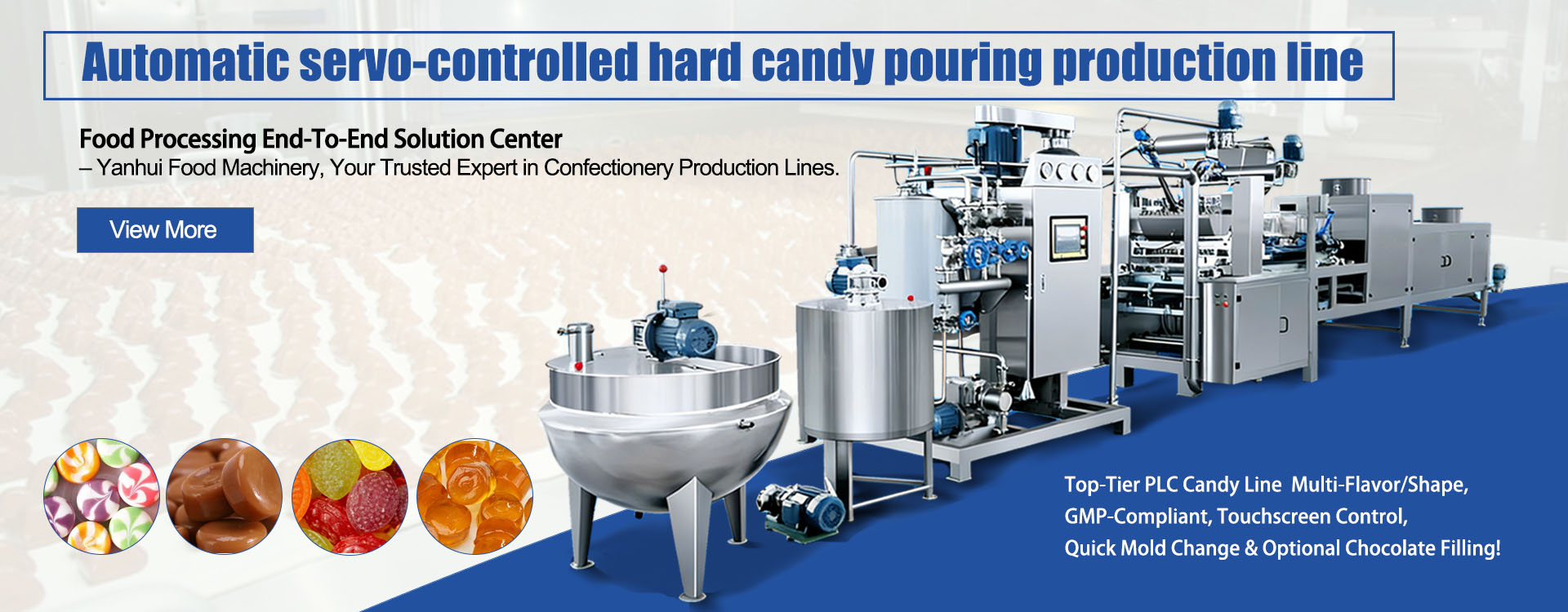 LÍNEA DE PRODUCCIÓN DE VERTIDO DE CARAMELOS DUROS