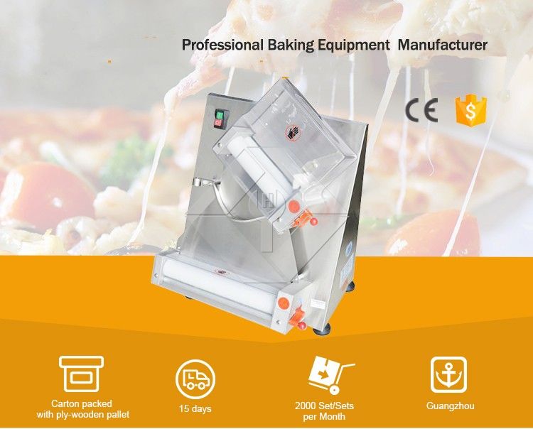 Máquina comercial de prensado laminadora de masa para pizza