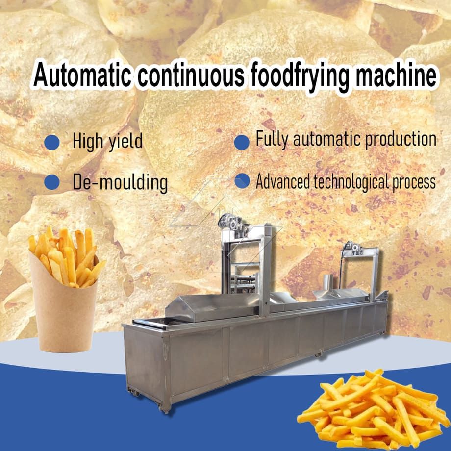 Freidora eléctrica de pollo, freidora de pollo, freidora automática continua, freidora de hamburguesas con transportador