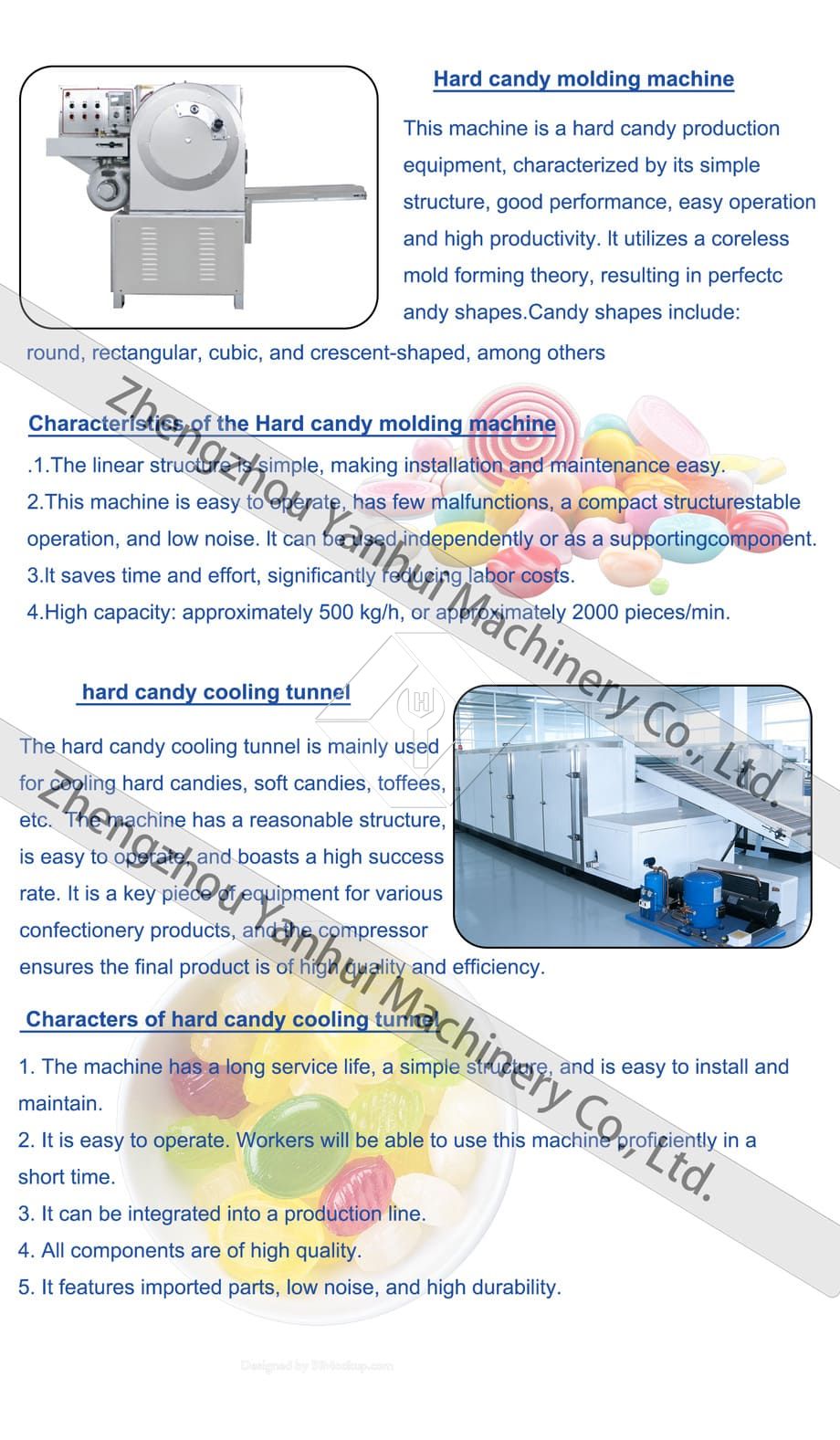 Línea de producción de confitería de piruleta especial completamente automática/máquina para hacer dulces hara