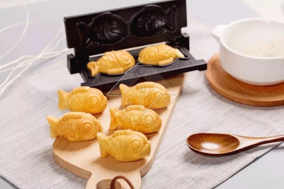 Máquina de pastel Taiyaki completamente automática Máquina de pastel Taiyaki completamente automática