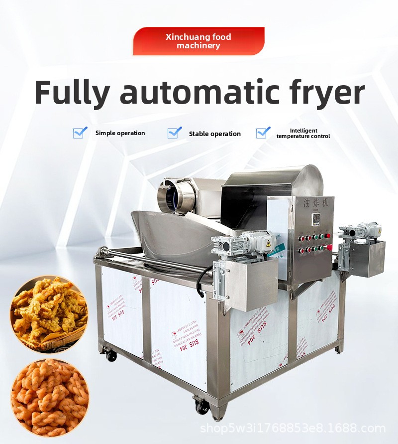 Proveedor automático de freidora de pollo frito, donas, patatas fritas