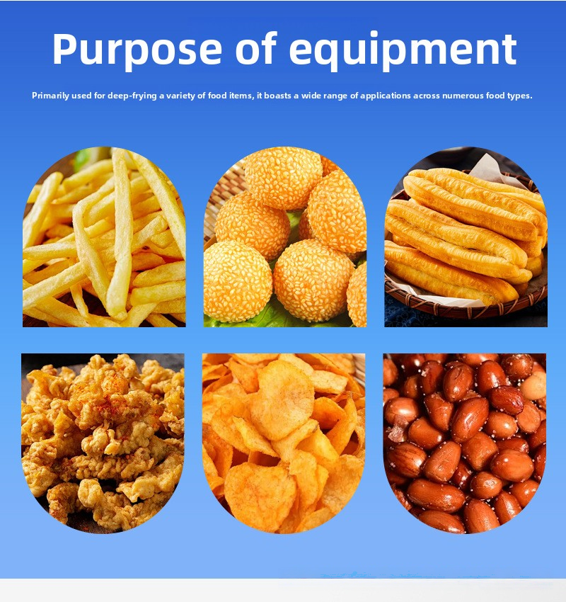 Proveedor automático de freidora de pollo frito, donas, patatas fritas