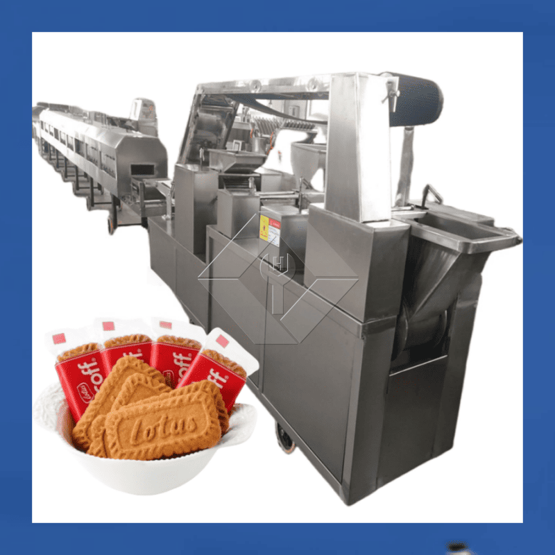 Máquina automática para hacer galletas | Línea de producción de galletas duras y crujientes | Equipos industriales para galletas