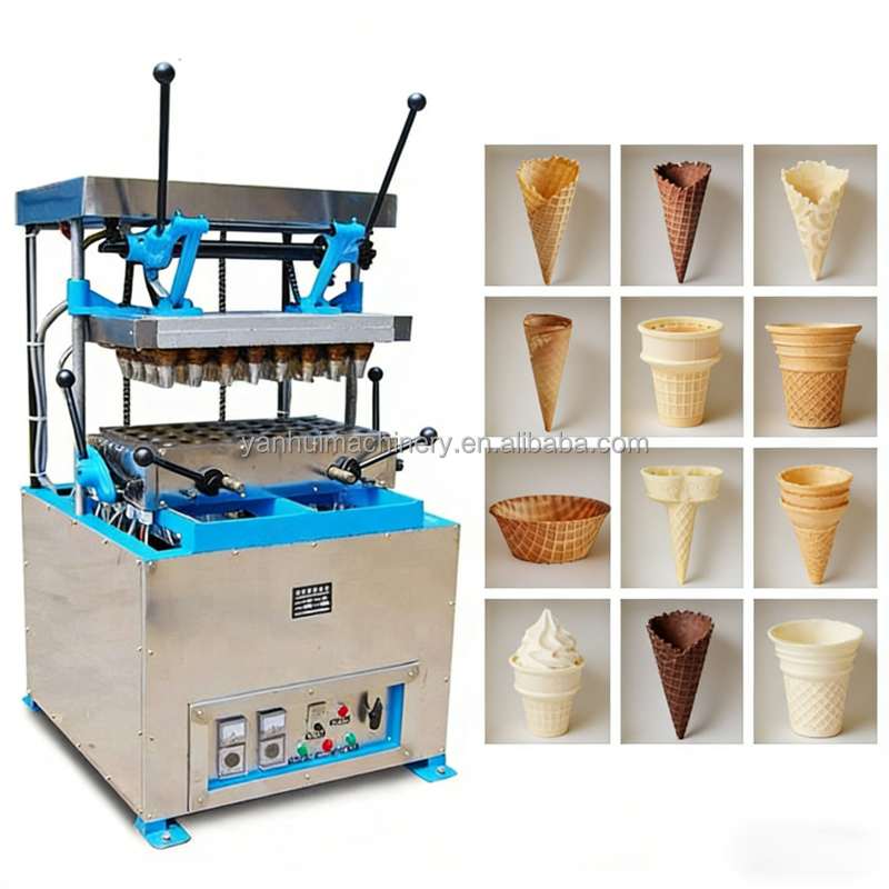 Monaka Taco Choco Shell Hornear Helado Oblea Cono Bandeja de Huevos Máquina Monaka Taco Choco Shell Hornear Helado Oblea Cono Bandeja de Huevos Máquina