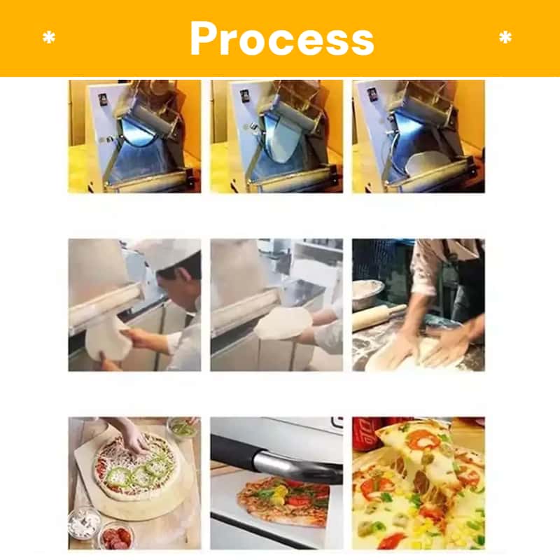 Máquina comercial de prensado laminadora de masa para pizza Máquina comercial de prensado laminadora de masa para pizza