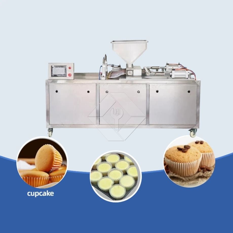 Máquina automática de formación y pulverización de pasteles de alta eficiencia