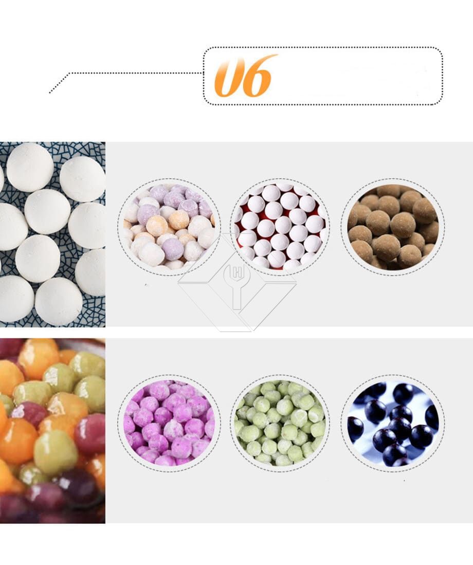 Máquina comercial completamente automática para hacer perlas de tapioca, almidón de tapioca, sagú