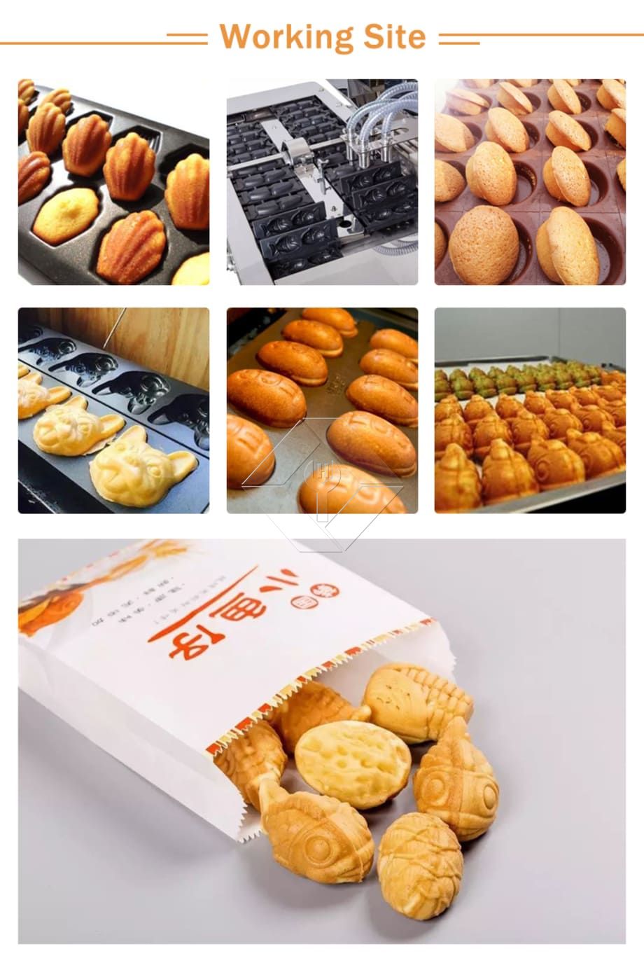 Máquina de pastel Taiyaki completamente automática Máquina de pastel Taiyaki completamente automática