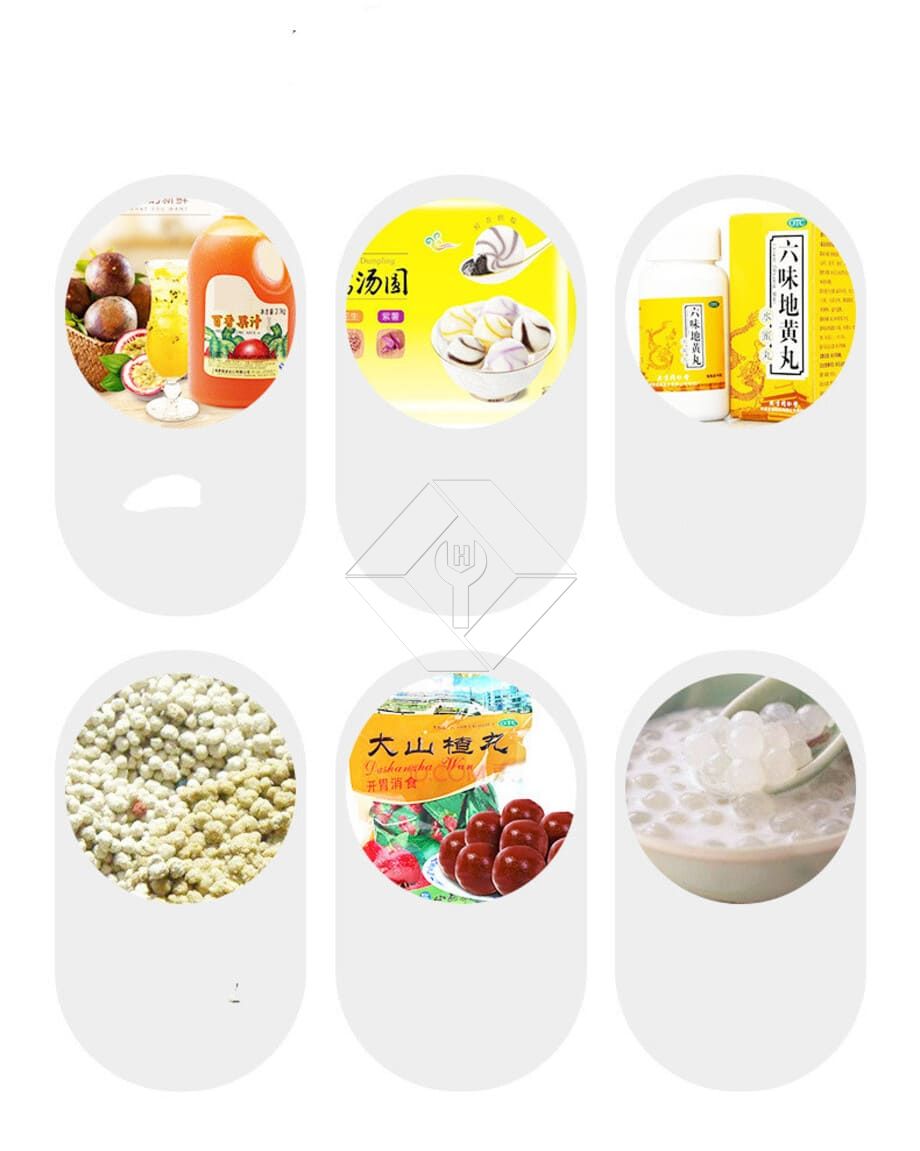 Máquina comercial completamente automática para hacer perlas de tapioca, almidón de tapioca, sagú
