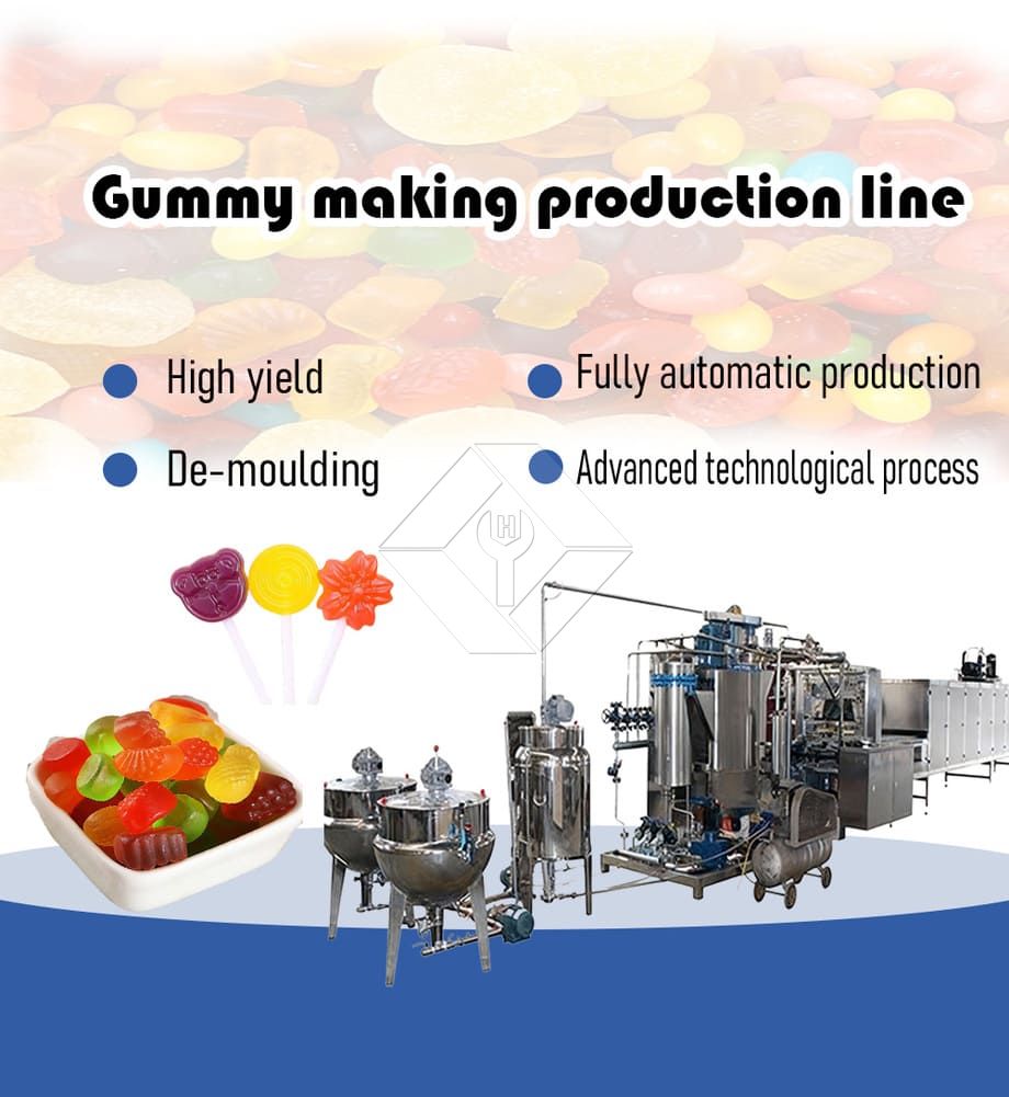 Máquina desmoldeadora de gomitas automática Candy Factory