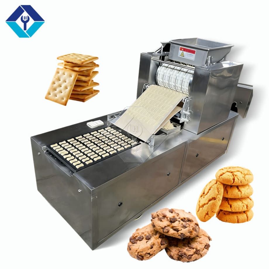 Máquina automática para hacer galletas, Mini máquina eléctrica pequeña para hacer galletas duras y suaves, máquina para hacer pasteles de melocotón, precio de fábrica