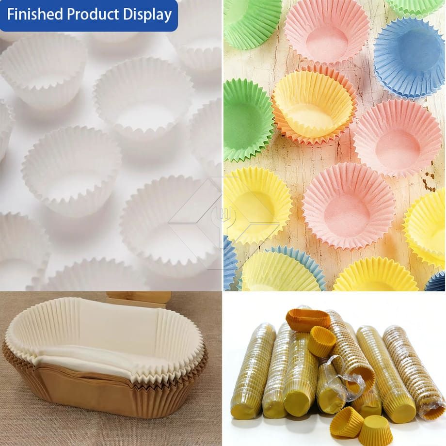 Línea de producción automática de muffins precio de fábrica Mini máquina para hacer pasteles industriales para poner papeles para cupcakes