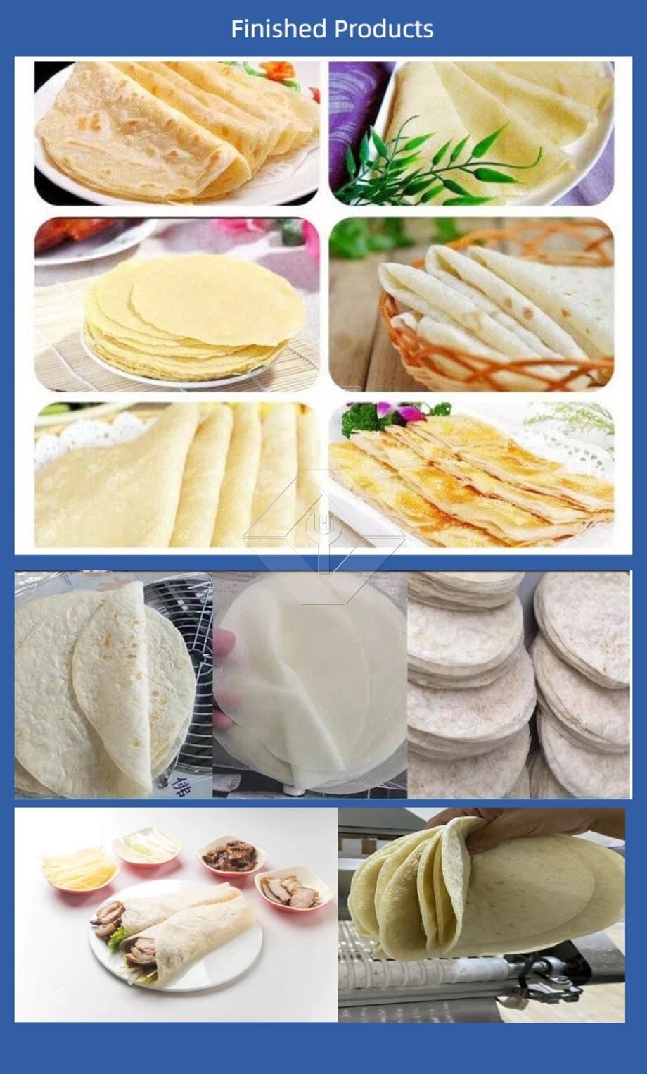 Máquina automática para hacer pan de pita, Chapati, pan plano, panqueque, Roti, tortilla, pato asado, panqueque, Lavash