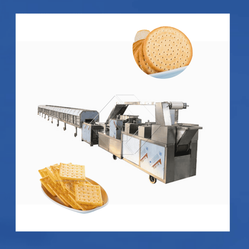 Máquina automática para hacer galletas | Línea de producción de galletas duras y crujientes | Equipos industriales para galletas