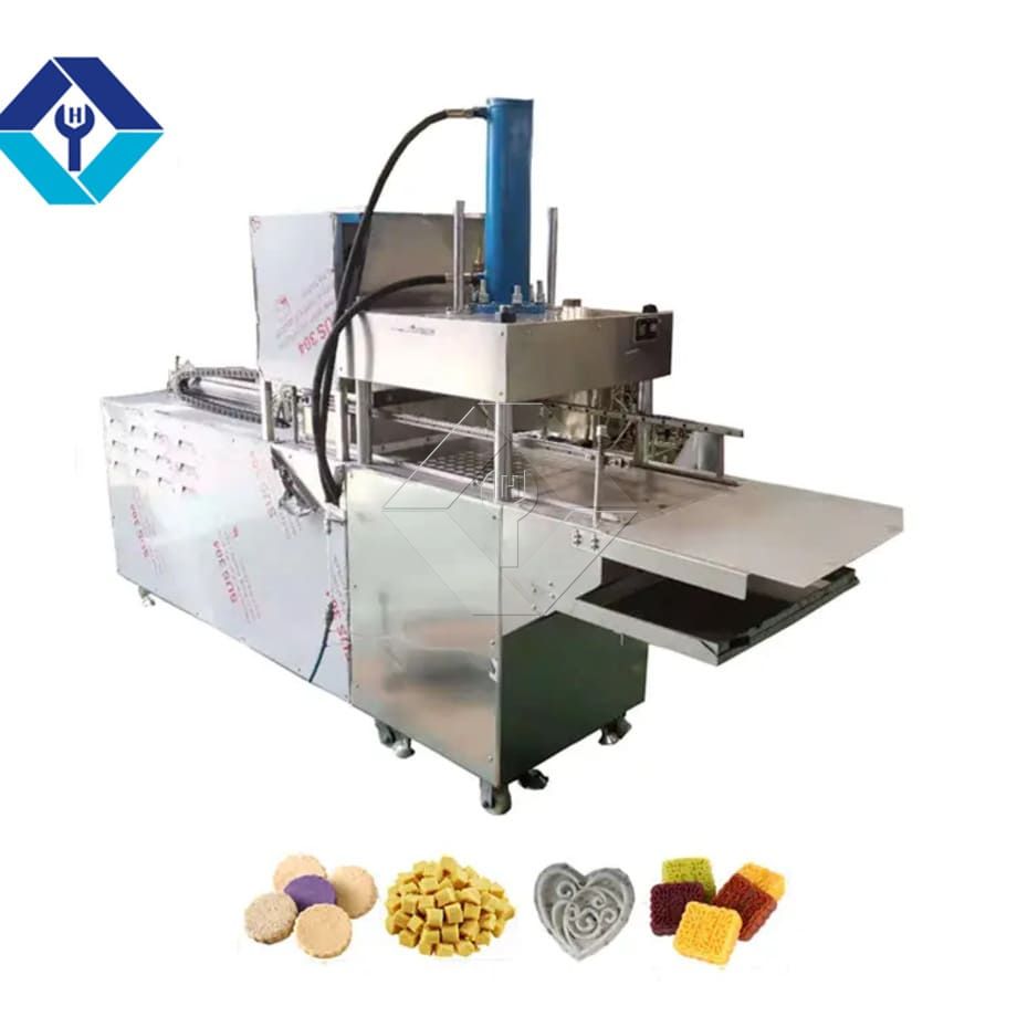 Máquina para hacer pasteles de arroz de acero inoxidable, maquinaria formadora de cubos de azúcar, máquina para hacer prensa de azúcar en cubos marrones