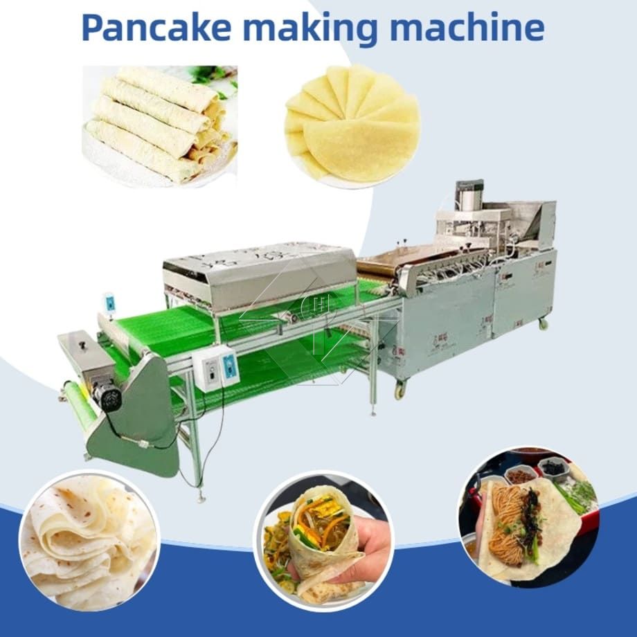 Máquina automática para hacer pan de pita, Chapati, pan plano, panqueque, Roti, tortilla, pato asado, panqueque, Lavash