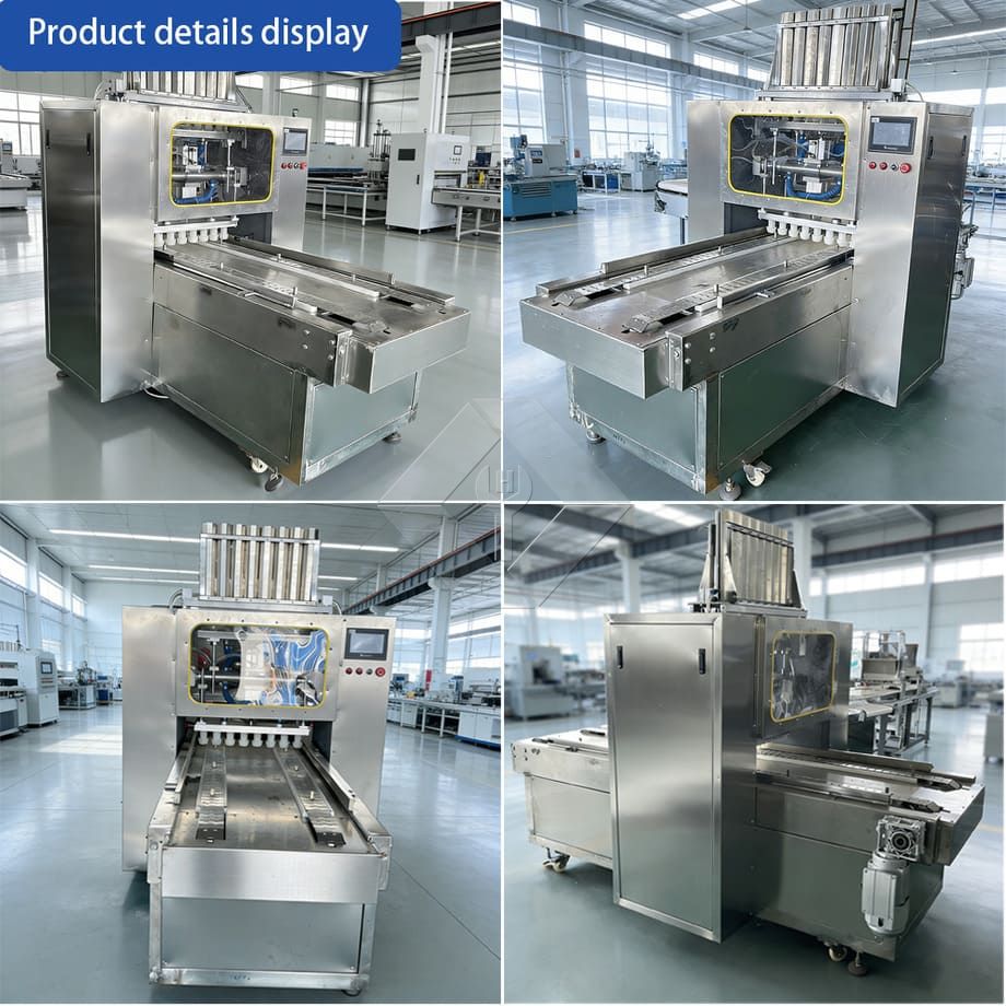 Línea de producción automática de muffins precio de fábrica Mini máquina para hacer pasteles industriales para poner papeles para cupcakes