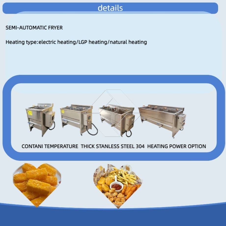 Máquina profesional para freír aperitivos, tipo lote, Manual, freidora de patatas fritas, alta calidad