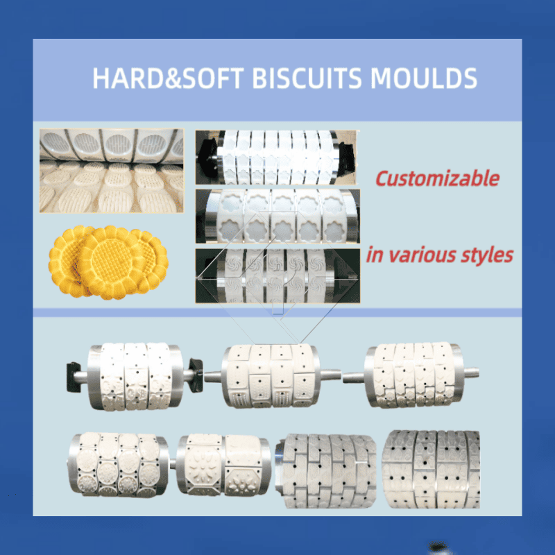Máquina automática para hacer galletas | Línea de producción de galletas duras y crujientes | Equipos industriales para galletas