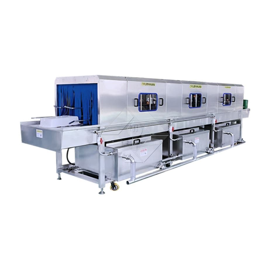 La capacidad de procesamiento de la línea automática de lavado, secado y clasificación de frutas y verduras es generalmente de entre 300 kg/h y 3000 kg/h.