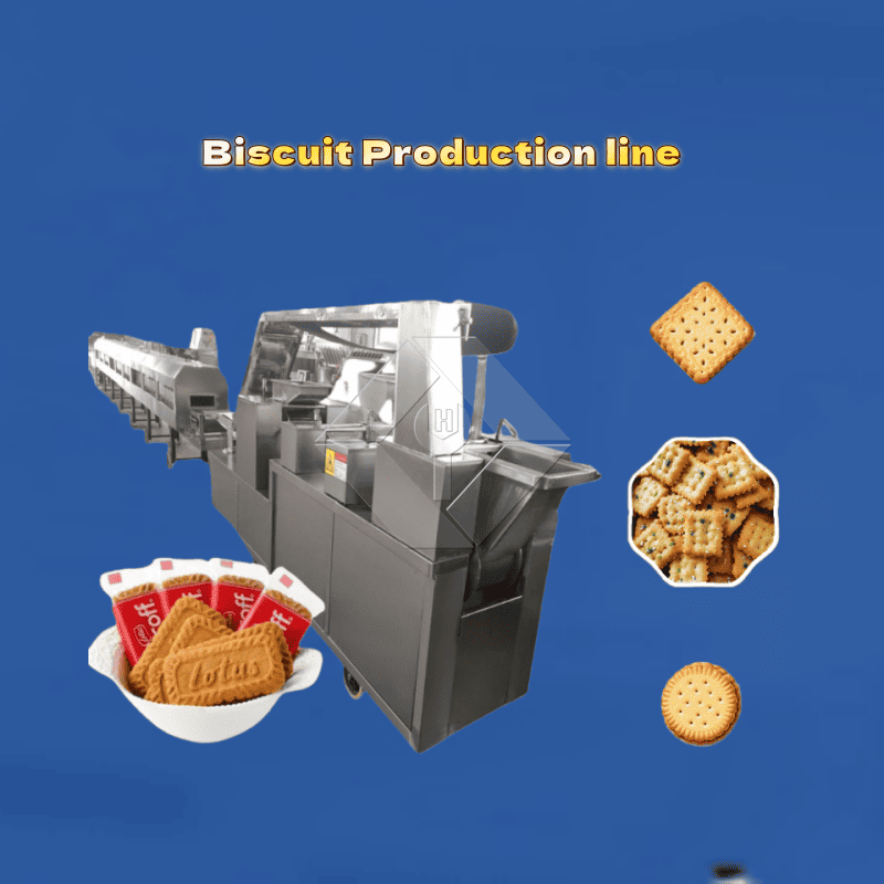 Máquina automática para hacer galletas | Línea de producción de galletas duras y crujientes | Equipos industriales para galletas