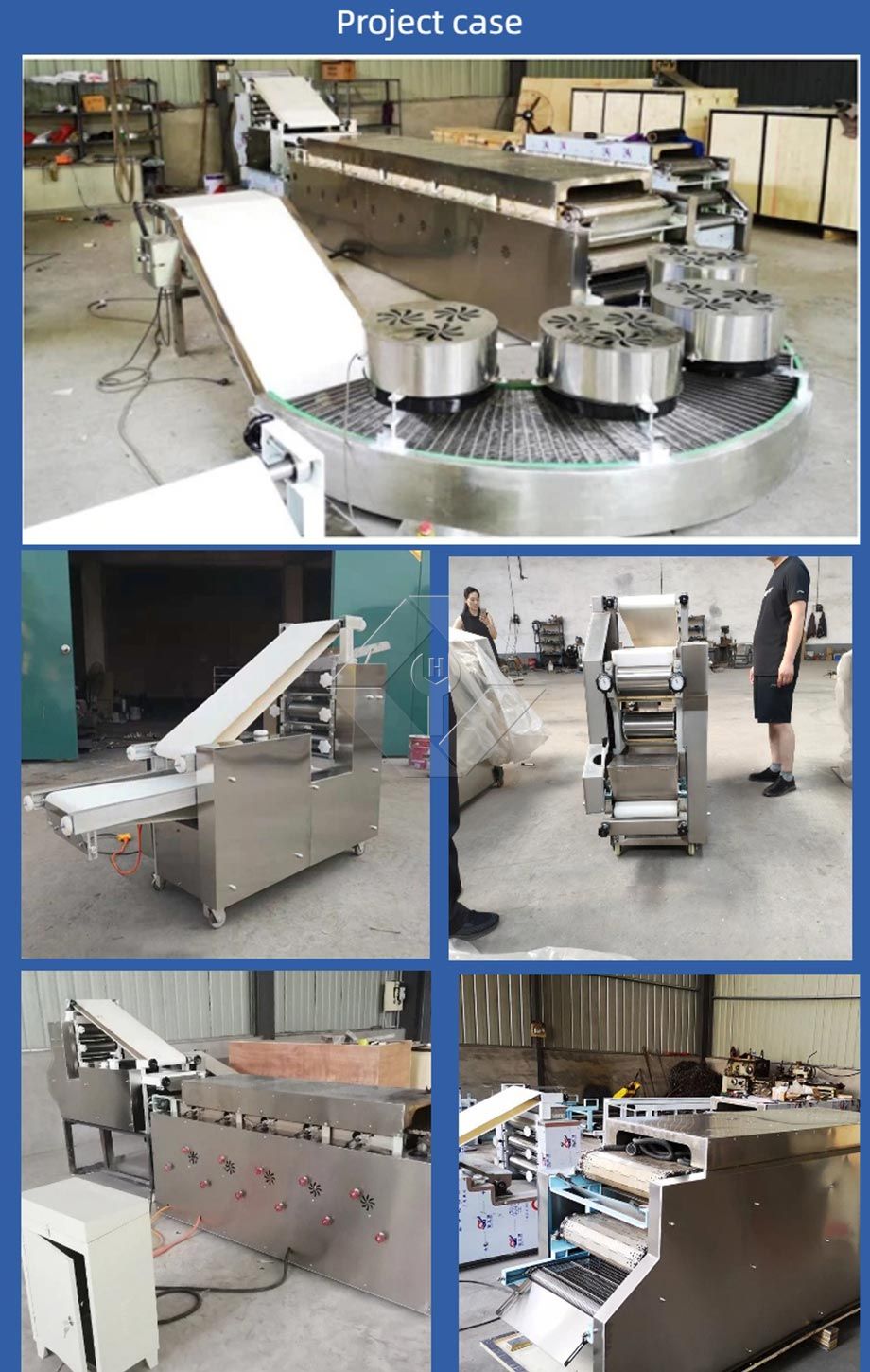 Máquina comercial para hacer pan de pita árabe