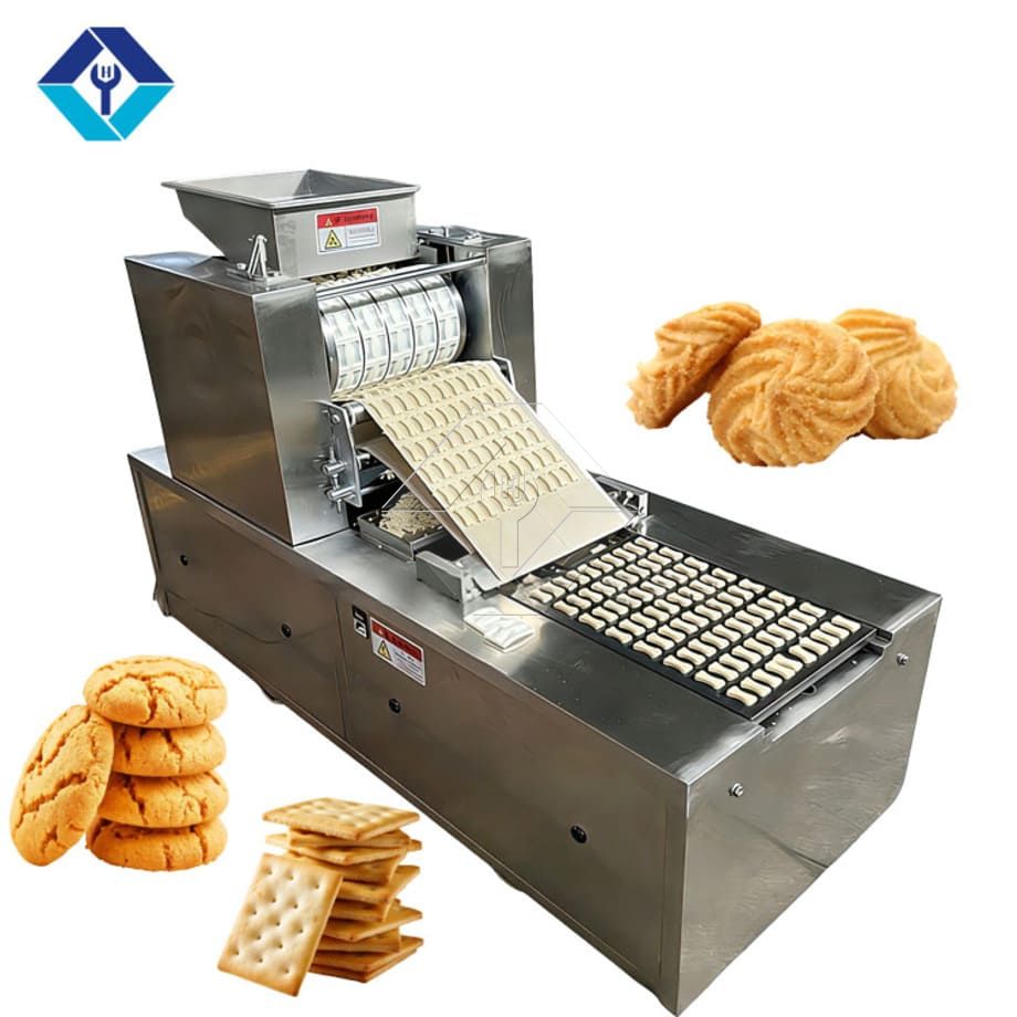 Máquina automática para hacer galletas, Mini máquina eléctrica pequeña para hacer galletas duras y suaves, máquina para hacer pasteles de melocotón, precio de fábrica