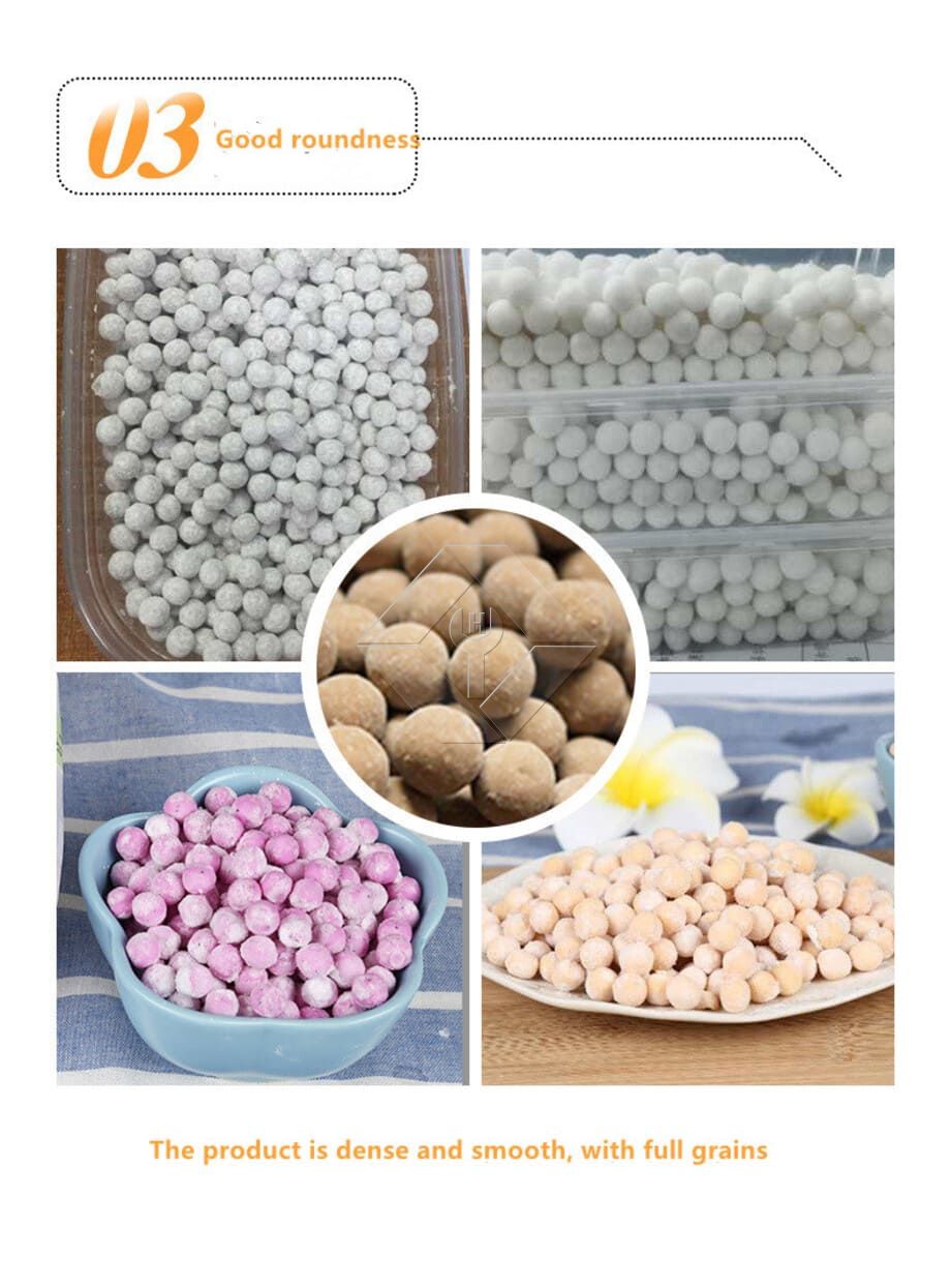 Máquina comercial completamente automática para hacer perlas de tapioca, almidón de tapioca, sagú