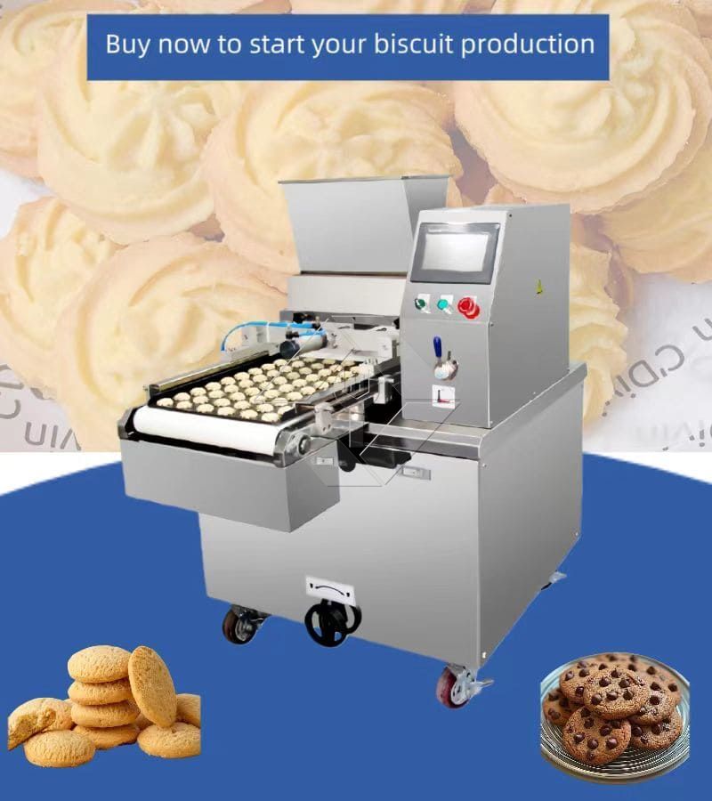 Máquina de galletas con forma de matriz intercambiable de alto rendimiento