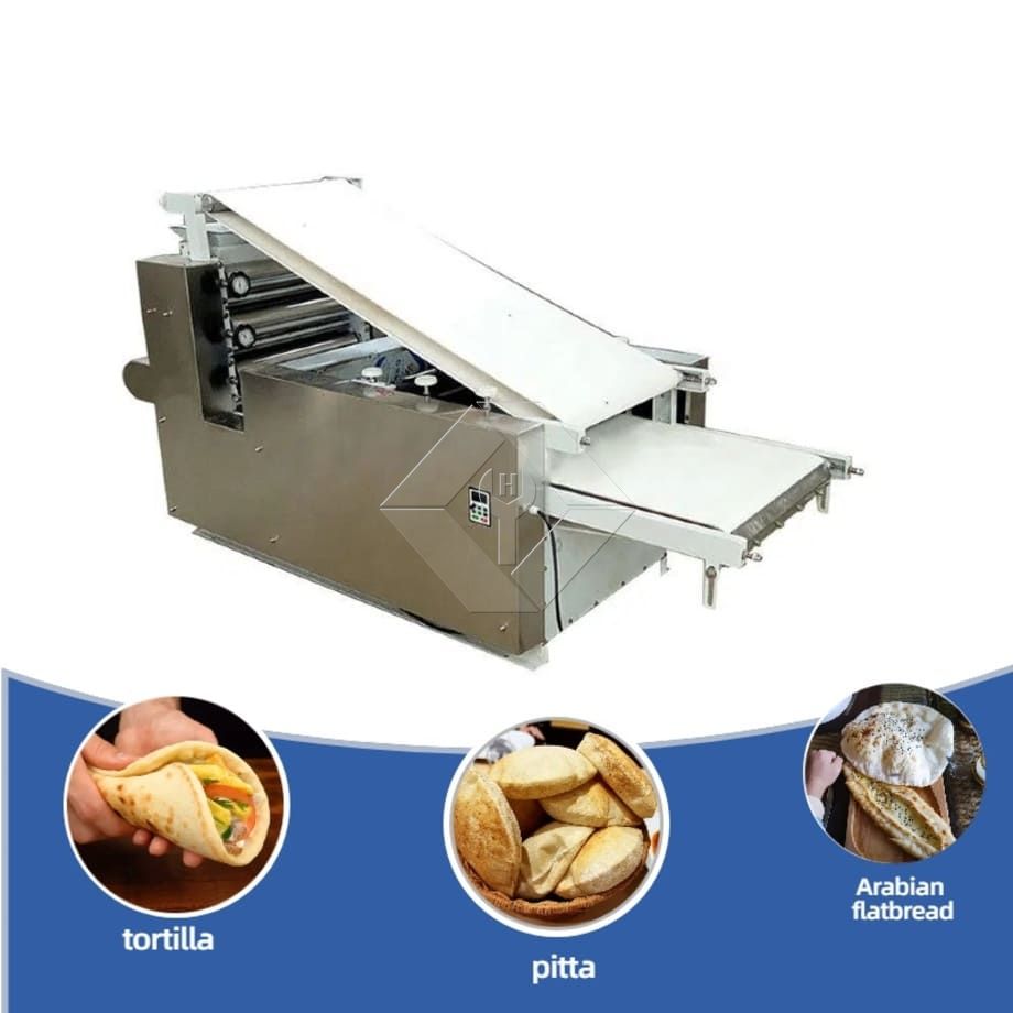 Máquina comercial para hacer pan de pita árabe