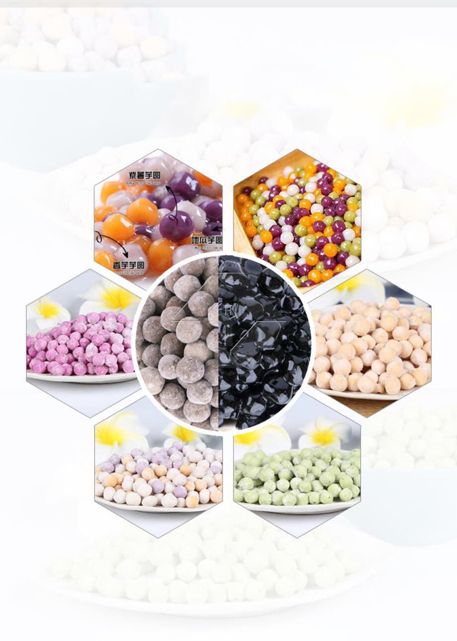 Máquina comercial completamente automática para hacer perlas de tapioca, almidón de tapioca, sagú